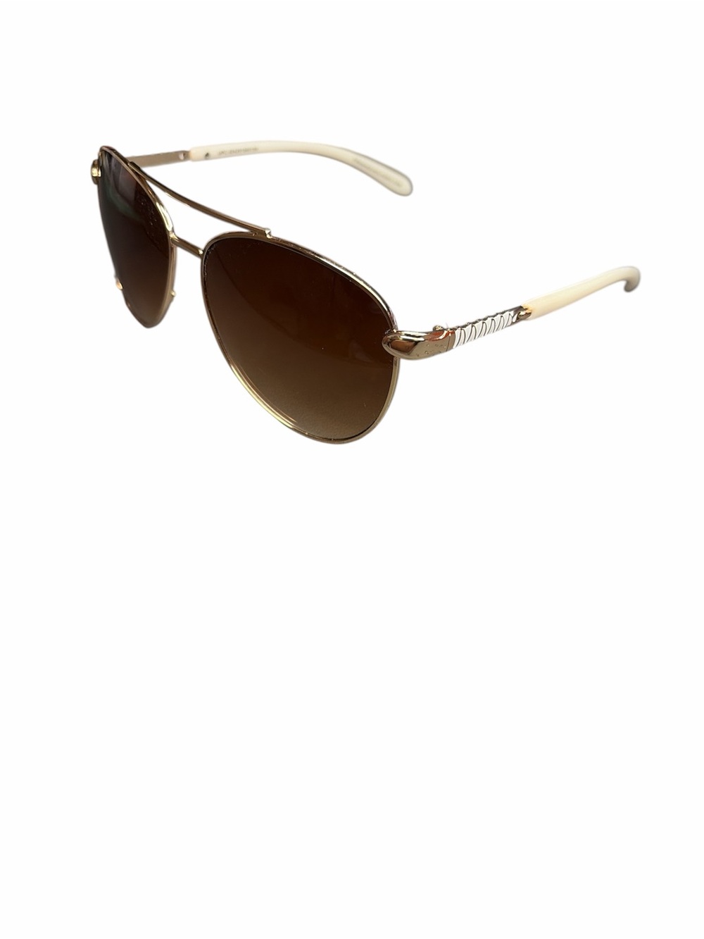 Piranha Cherry White and Gold Ladies Aviator Sunglasses #13
